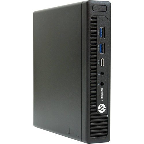 Refurbished HP 800 G2-MINI Desktop Core i7-6700T 2.8GHz, 16GB, 512GB SSD, Windows 10 Professional 64bit - Black