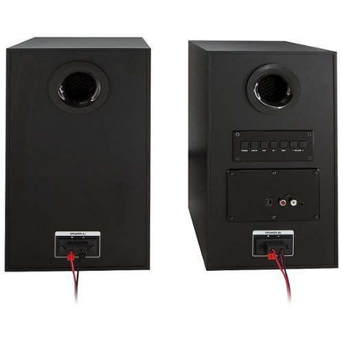 iLive - Bluetooth Bookshelf Speaker - Black