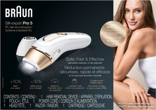Braun Silk expert Pro5 IPL Removal System (Hair Removal