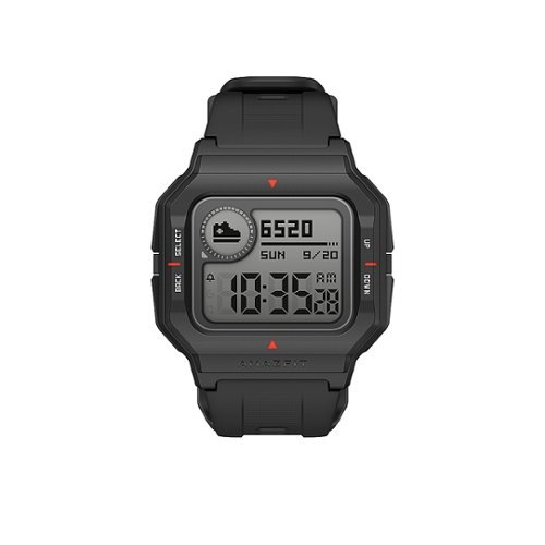 Amazfit - Neo Fitness Smartwatch 1.2" Polyurethane - Black