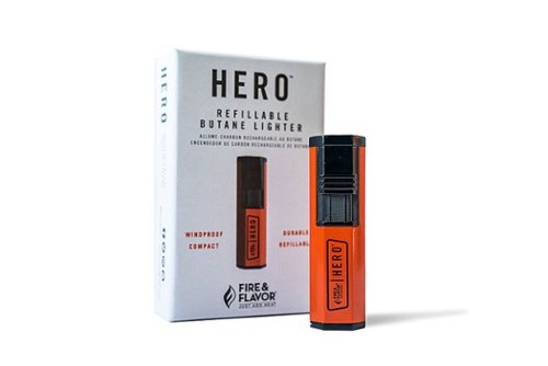 Fire & Flavor - HERO Butane Lighter - Orange
