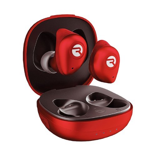 Raycon - The Fitness True Wireless In-Ear Headphones - Red
