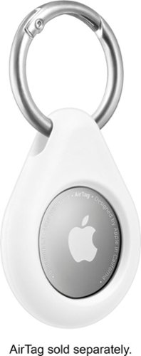 Insignia™ Key Ring Case for Apple AirTag - White WORLDWIDE DELIVERY