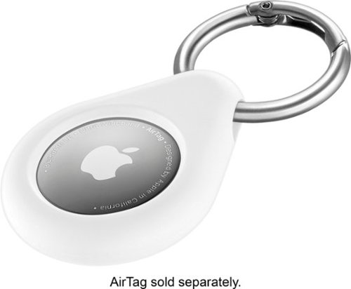 Insignia™ Key Ring Case for Apple AirTag - White HOW TO BUY