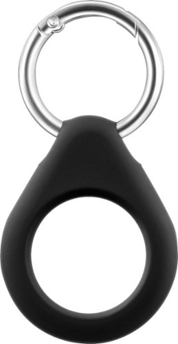 Insignia™ - Key Ring Case for Apple AirTag - Black