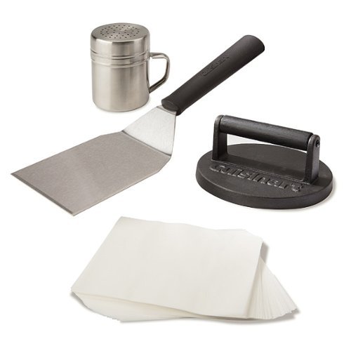 Cuisinart - Smashed Burger Kit - Stainless Steel/Cast Iron