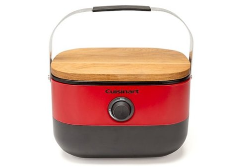 Cuisinart - Venture™ Portable Gas Grill - Red/Black/Wood