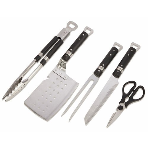 Cuisinart - Chef's Classic™ 5 Piece Grill Set - Stainless Steel/Black