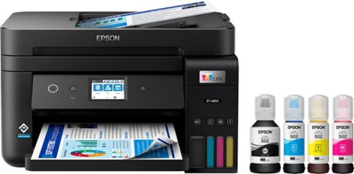Epson - EcoTank ET-4850 All-in-One Supertank Inkjet Printer - Black