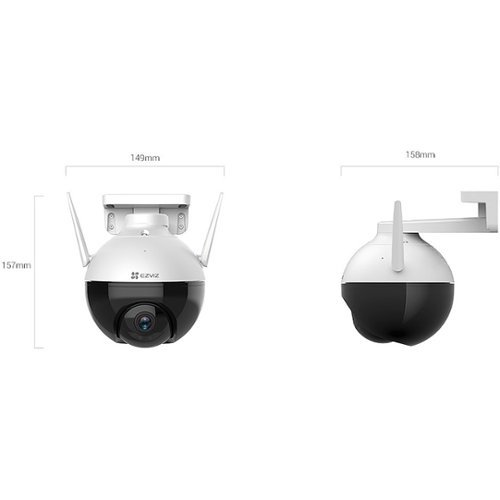 EZVIZ  C8C Outdoor Pan/Tilt Camera - Black, White WHERE TO BUY
