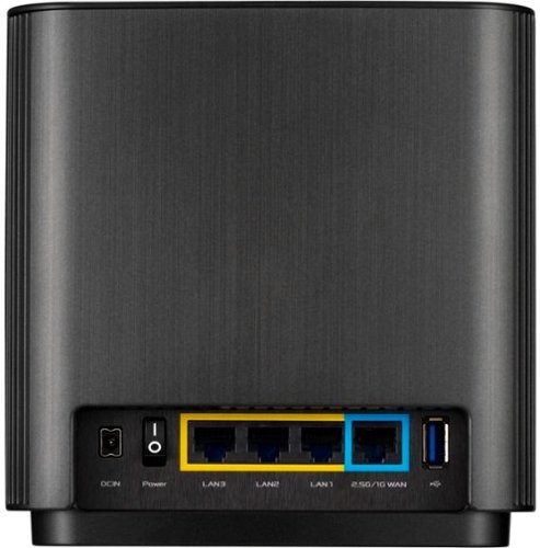 ASUS ZenWiFi AX Wireless-AX 825 MB/s Router with Ethernet Modem - Black WORLDWIDE DELIVERY