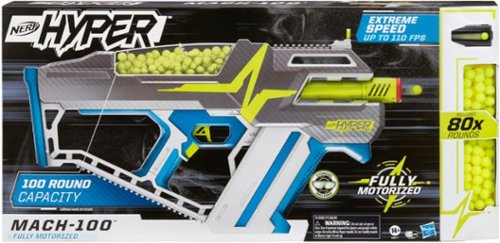 Nerf Hyper Mach-100 Fully Motorized Blaster GLOBAL SHIPPING