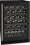 U-Line - 24 bottle Wine Refrigerator - Black-Angle_Standard