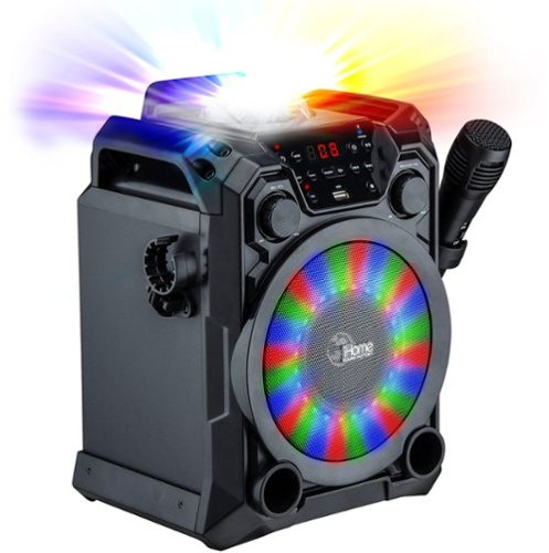 iHome Sound Factory Bluetooth Karaoke - Black WORLDWIDE DELIVERY