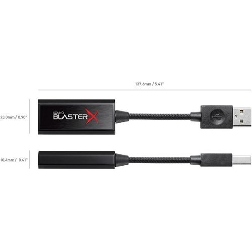 Creative Sound BlasterX External Sound Card WORLDWIDE DELIVERY