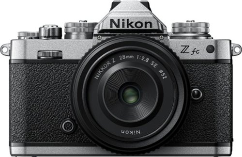  Nikon - Z fc 4K Video Mirrorless Camera w/ NIKKOR Z 28mm f/2.8 - Black/Silver