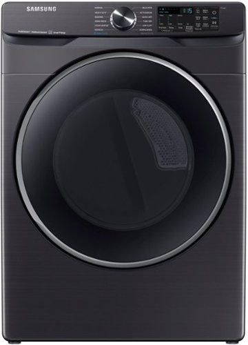 Samsung - 7.5 cu. ft. Smart Electric Dryer with Steam Sanitize+ - Brushed Black