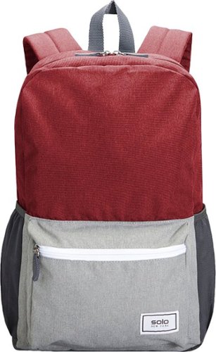 Solo - Re:Solve Recycled Backpack - Red/Grey