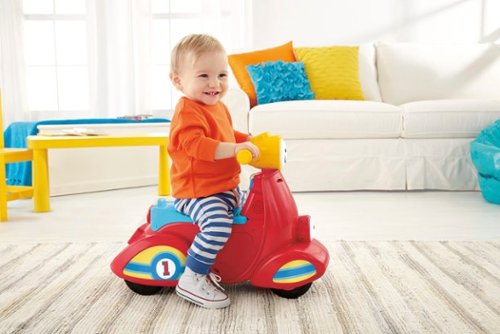 Fisher-Price Laugh & Learn Smart Stages Scooter - Red/Blue GLOBAL SHIPPING
