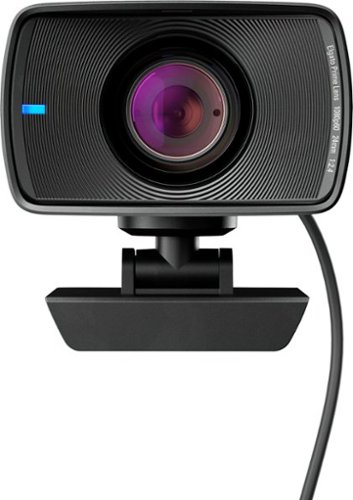 Elgato - Facecam Full HD 1080 Webcam for Video Conferencing, Gaming, and Streaming - Black