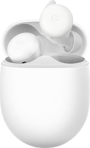 Google - Geek Squad Certified Refurbished Pixel Buds A-Series True Wireless In-Ear Headphones - White