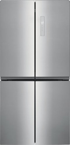 Frigidaire - 17.4 Cu. Ft. 4-Door French Door Refrigerator - Stainless steel