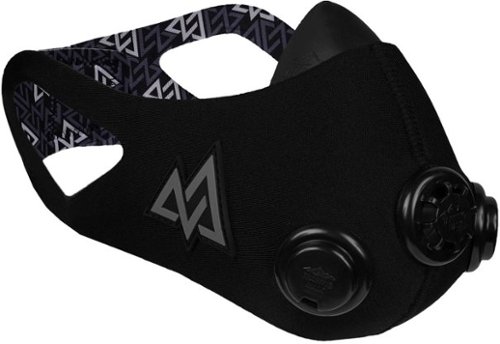 Training Mask - 2.0 Blackout Edition-Medium - Black-Front_Standard 