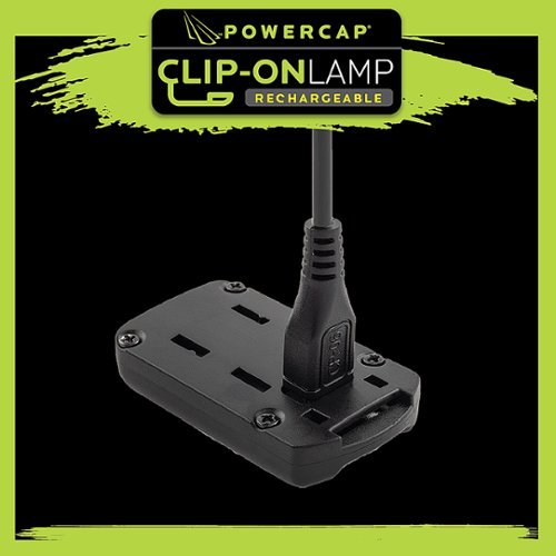 Panther Vision POWERCAP Hat 70 Lumen Rechargeable LED Clip-On Headlamp - Black GLOBAL SHIPPING