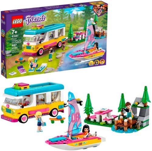 LEGO - Friends Forest Camper Van and Sailboat 41681