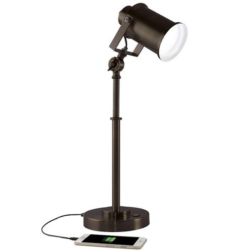 OttLite - Wellness Series® Restore LED Desk Lamp - Brown