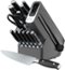 Ninja - Foodi NeverDull Premium 14-Piece Knife Block Set with Built-in Sharpener System - Black & Silver-Angle_Standard