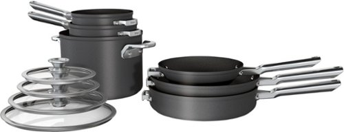 

Ninja - Foodi NeverStick Premium Nest System 10-Piece Cookware Set - Gray