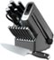 Ninja - Foodi NeverDull Premium 17-Piece German Stainless Stee Knife Block Set with Built-in Sharpener System - Black/Silver-Angle_Standard