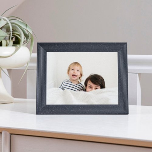Aura Mason Luxe 9.7'' LCD Wi-Fi Digital Photo Frame - Pebble SHOP ONLINE