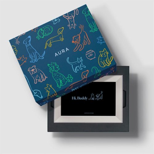 Aura Buddy 10.1'' LCD Wi-Fi Digital Photo Frame - Biscuit BUY ONLINE