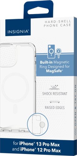 Insignia™ Hard Shell Case with MagSafe for iPhone 13 Pro Max and iPhone 12 Pro Max - Clear BUY ONLINE