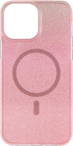 Insignia™ - Hard Shell Case with MagSafe for iPhone 13 Pro Max and iPhone 12 Pro Max - Intense Glitter