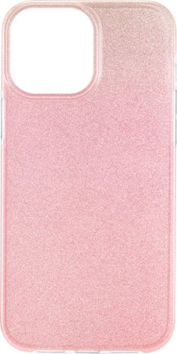 Insignia™ Hard Shell Case for iPhone 13 Pro Max and iPhone 12 Pro Max - Gradient Rose Gold Glitter GLOBAL SHIPPING