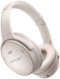Bose - QuietComfort 45 Wireless Noise Cancelling Over-the-Ear Headphones - White Smoke-Front_Standard