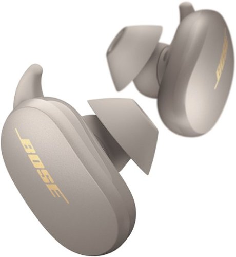 Bose - QuietComfort Earbuds True Wireless Noise Cancelling In-Ear Headphones - Sandstone