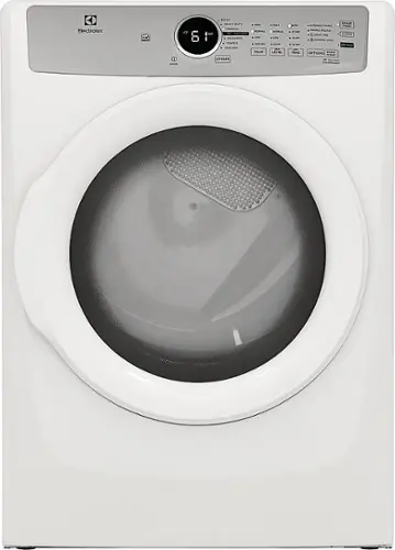Front. Electrolux - 8.0 Cu. Ft. Stackable Electric Dryer - White.
