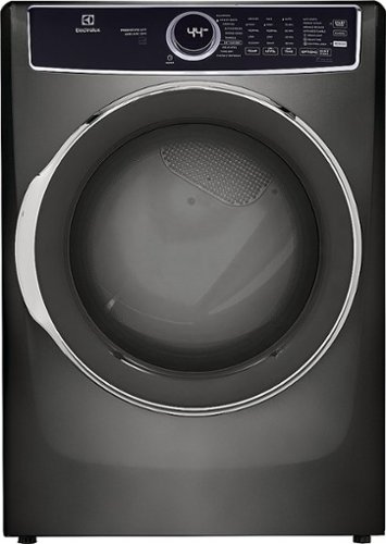 Electrolux - 8.0 Cu. Ft. Stackable Gas Dryer with Steam and LuxCare Dry System - Titanium