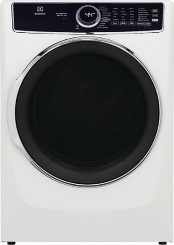 Electrolux - 8.0 Cu. Ft. Stackable Electric Dryer with Steam and Balanced Dry - White