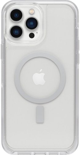 OtterBox - Symmetry Series+ for MagSafe Soft Shell for Apple iPhone 13 Pro Max and iPhone 12 Pro Max - Clear