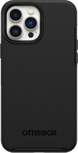 OtterBox - Symmetry Series Hard Shell for Apple iPhone 13 Pro Max and iPhone 12 Pro Max - Black