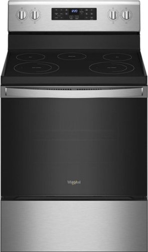 

Whirlpool - 5.3 Cu. Ft. Freestanding Electric Convection Range with Air Fry - Stainless steel