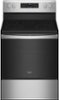 Whirlpool - 5.3 Cu. Ft. Freestanding Electric Convection Range with Air Fry - Stainless Steel-Front_Standard