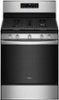 Whirlpool - 5.0 Cu. Ft. Gas Range with Air Fry for Frozen Foods - Stainless Steel-Front_Standard