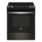 Whirlpool - 4.8 Cu. Ft. Slide-In Electric Range - Black Stainless Steel-Front_Standard