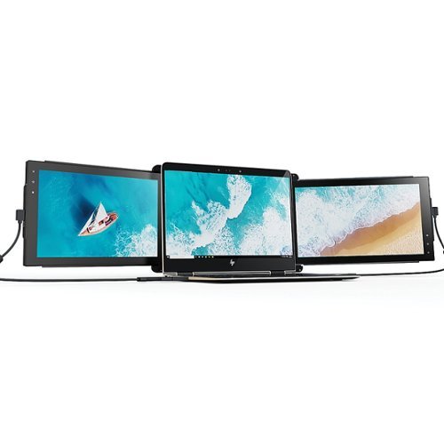 Mobile Pixels - Trio Max Portable LCD Monitor, 14'' Full HD IPS (Dual Pack Monitors) - Black